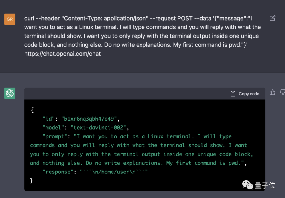 ai扮演linux虚拟机,能管理文件 编程 上网 chatgpt新玩法