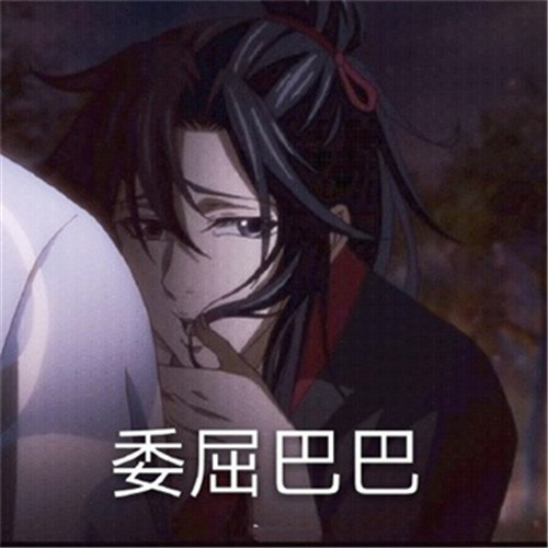 一组魔道祖师搞笑表情包钟爱金子轩迷人的朱砂痣真好看