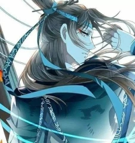 《魔道祖师》同人壁纸:末图的魏无羡手拿笛子,帅得有