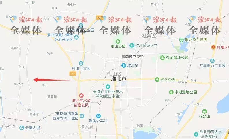 淮北新建一条路,未来连接老城区和高铁南站!