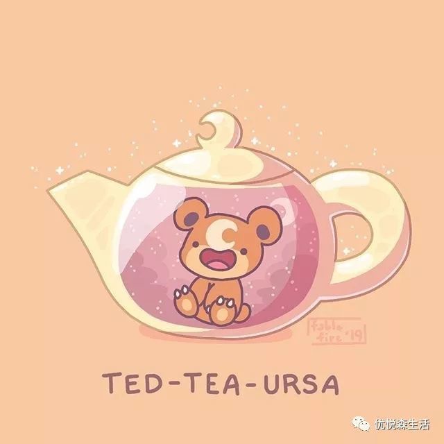 茶壶里装着一个个小精灵~能许愿吗?