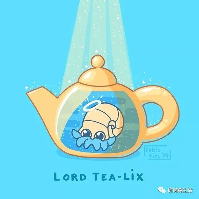 茶壶里装着一个个小精灵~能许愿吗?