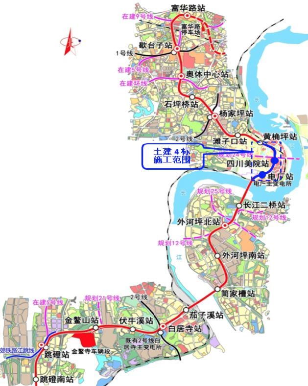 重庆交通开投集团与中国铁建联合体合资组建的重庆轨道十八号线建设