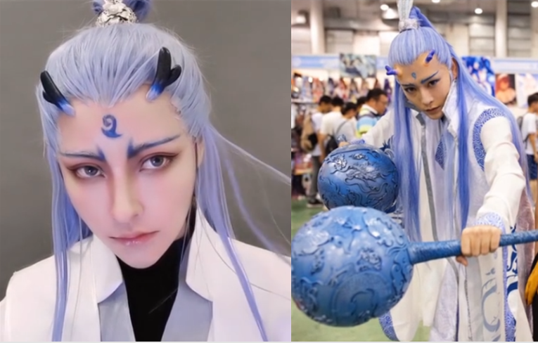 哪吒之魔童降世全员cos,藕饼凶萌,真人还原,申公豹101分