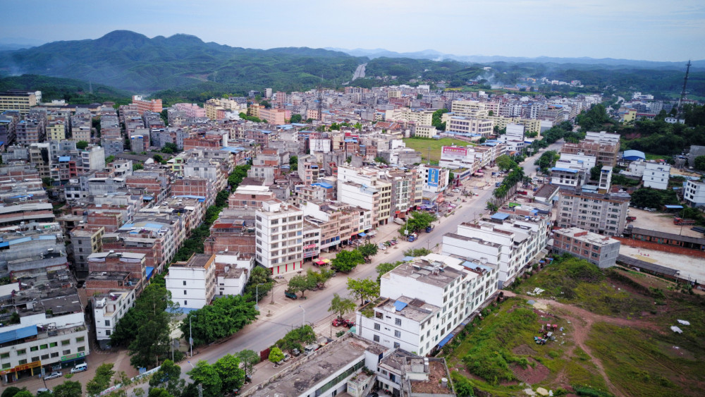 航拍广西乡镇系列之南宁市良庆区大塘镇实景