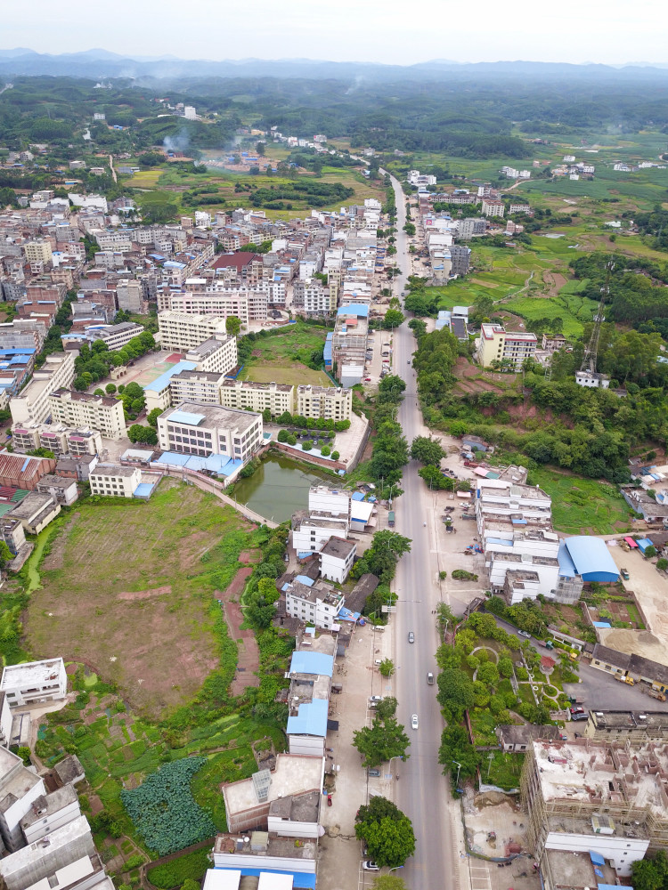 航拍广西乡镇系列之南宁市良庆区大塘镇实景