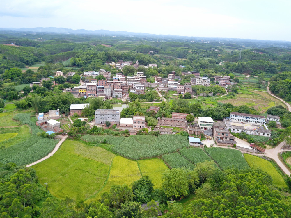 航拍广西乡镇系列之南宁市良庆区大塘镇实景