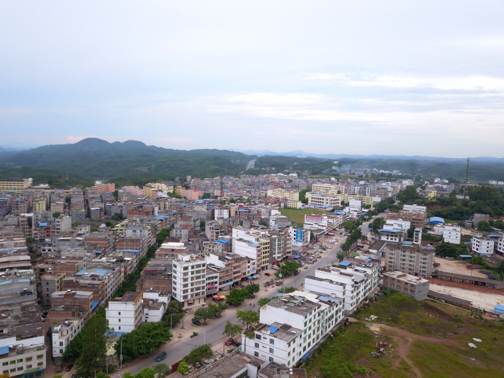 航拍广西乡镇系列之南宁市良庆区大塘镇实景