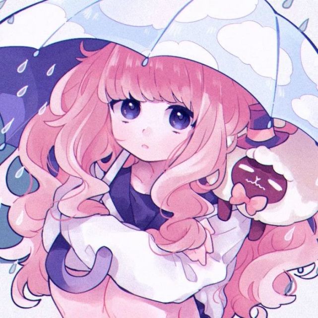 抖音里最火的二次元动漫女生头像,呆萌可爱