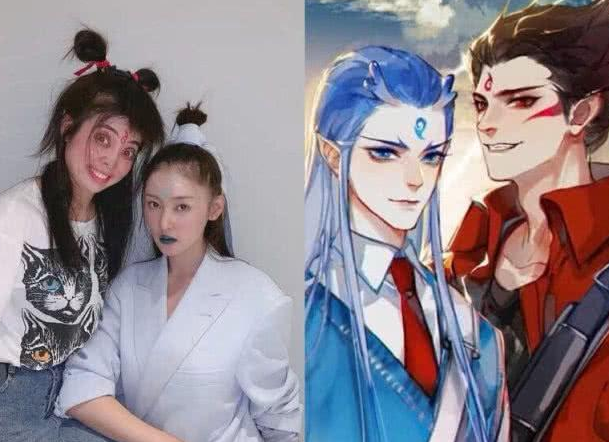 张天爱画敖丙仿妆,却被说趁热度,网友:别毁了哪吒和傲
