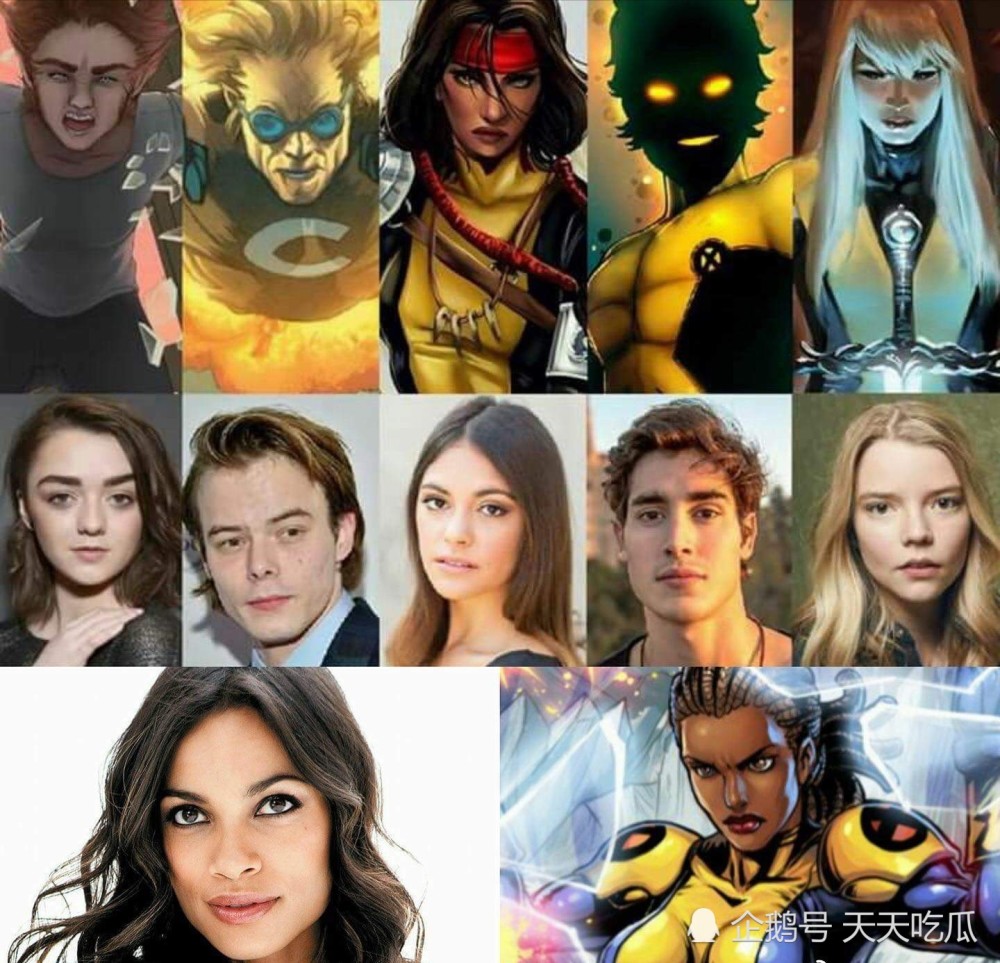 《x战警:新变种人》演员阵容包括二丫maisie williams扮演狼毒,anya