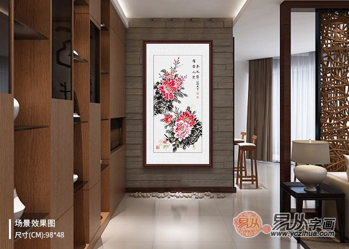走廊挂什么画好 花鸟画让你的家居美到哭