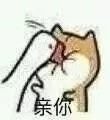 适合情侣用的可爱亲亲表情包!