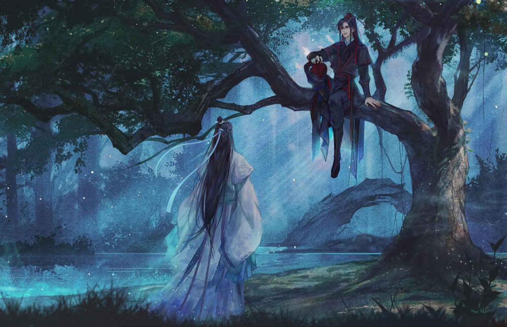 《魔道祖师》高清壁纸,第二张魏无羡终于等到了蓝忘机!