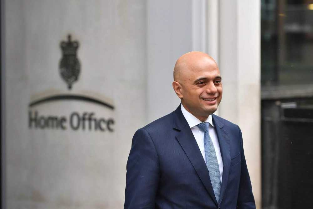 英国前内政大臣,现财政大臣萨吉德·贾维德(sajid javid)