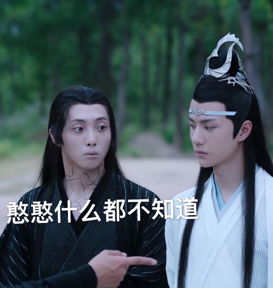 《陈情令》表情包上线了,温宁小可爱什么都不知道啊!