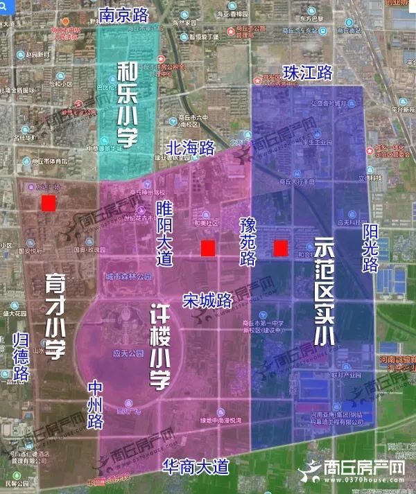 商丘学区划分曝光!你家孩子到底属于那个学区?8月最新房价出炉!