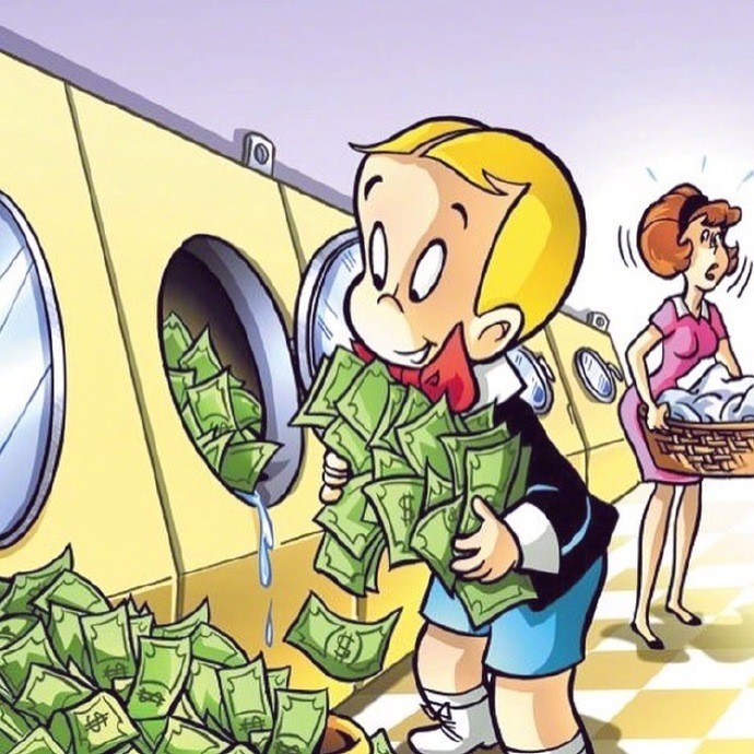 动漫图片: 满眼都是钱的汤姆猫,真可爱呀