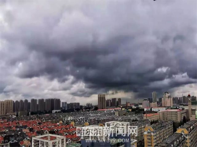 今天的暴雨下到了五常 明天后天市区或有大风雨|2019冰城"冷夏"没有一