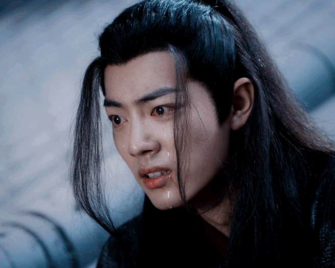 《陈情令》落泪瞬间,忘羡是神仙落泪,看到最后,突然变