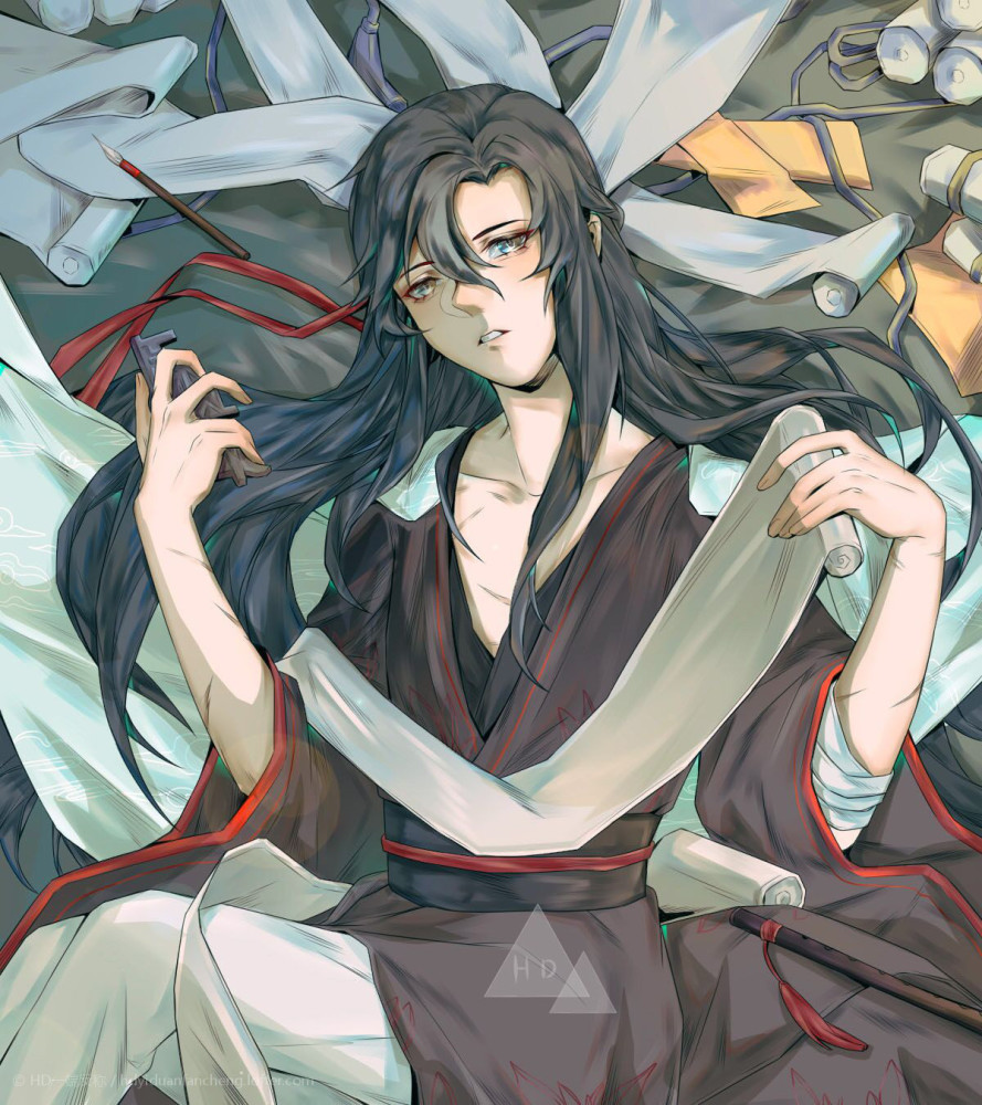 《魔道祖师》高清壁纸:第二张薛洋跟晓星尘一起走,画面好温情
