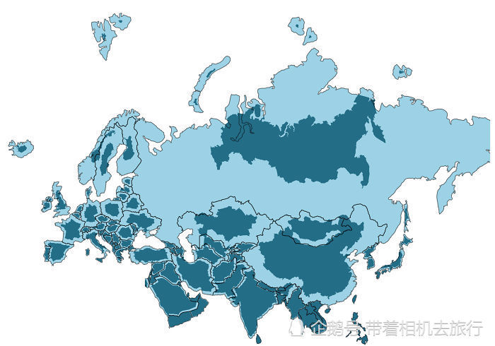 为什么在地图上看俄罗斯比中国大那么多原因在这里