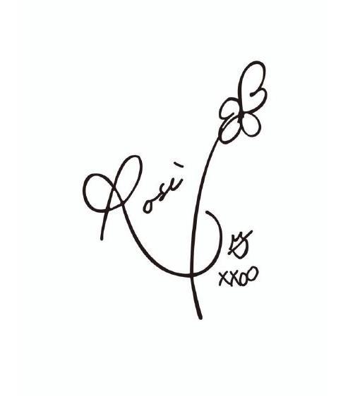 南韩爱豆的签名:姜涩琪很亲切,rose俏皮,她令人意外