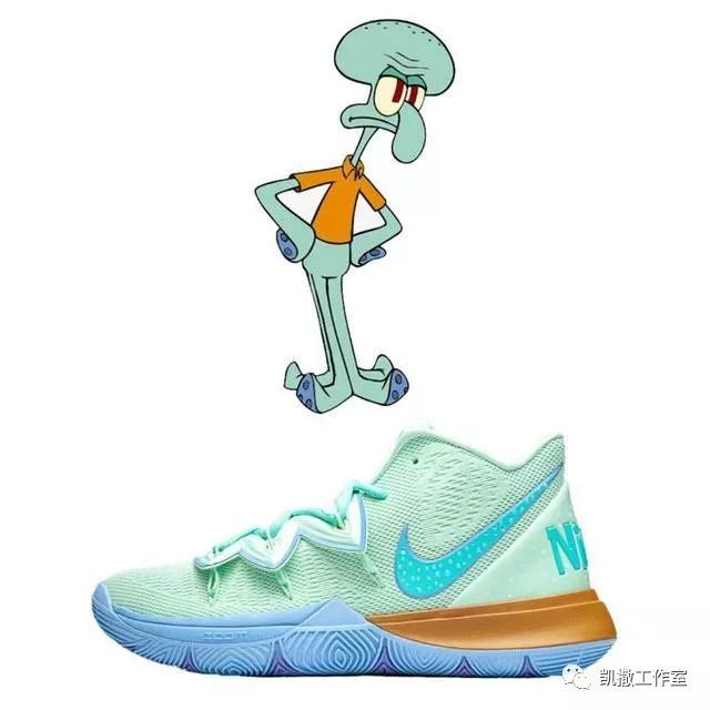 顶级2xx《海绵宝宝》 x nike kyrie 5 系列即将发售