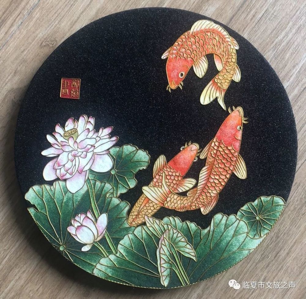 恰似你的温柔——看藏身古巷内的景泰蓝掐丝珐琅画
