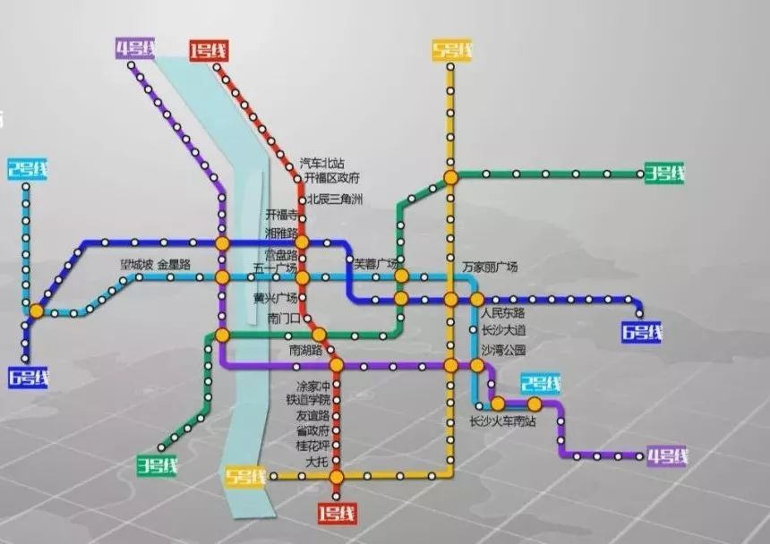 目前 长沙1,2,4号地铁已经开通 很多人都非常关心 其余的线路什么