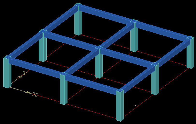 图16框架三维模型