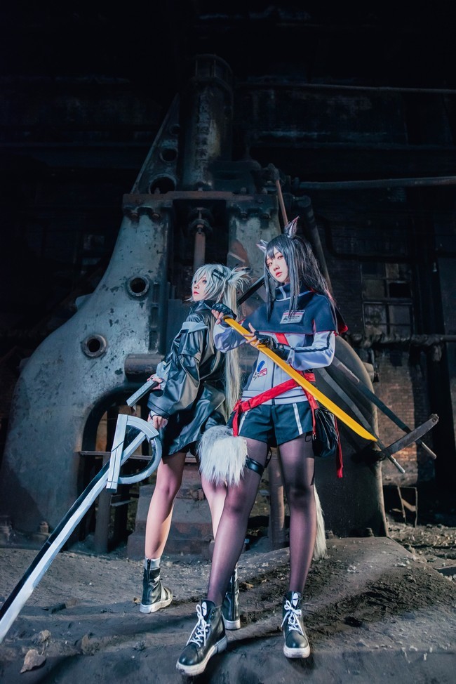 明日方舟 拉普兰德和德克萨斯 cosplay正片