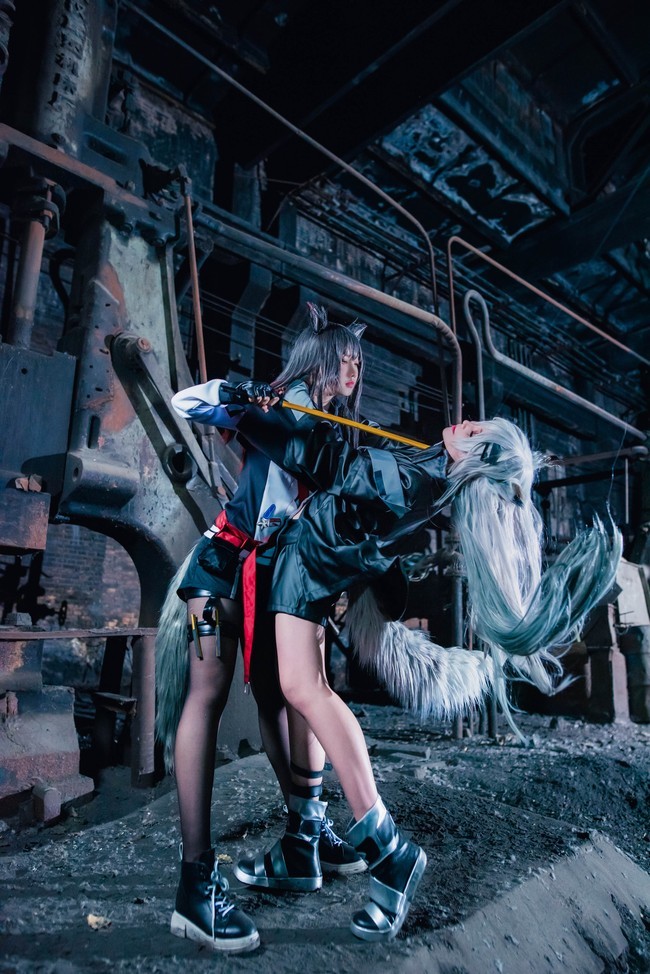明日方舟 拉普兰德和德克萨斯 cosplay正片