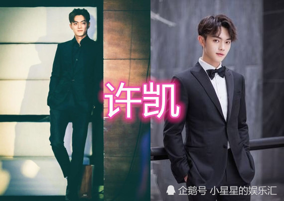 明星走红毯蔡徐坤精致肖战帅气看到许凯小王子本人了