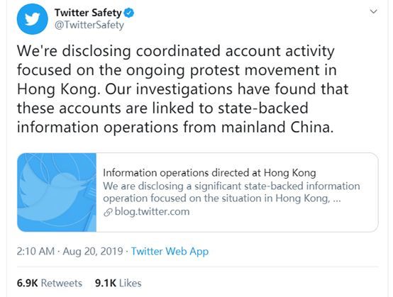 推特目前已经因此封杀了936个账号
