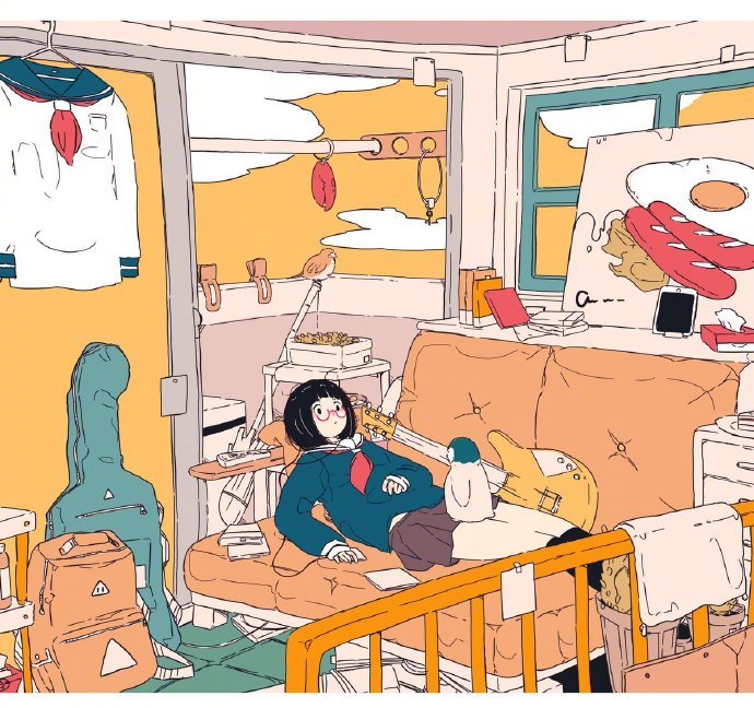 废宅少女:高清壁纸,超ins