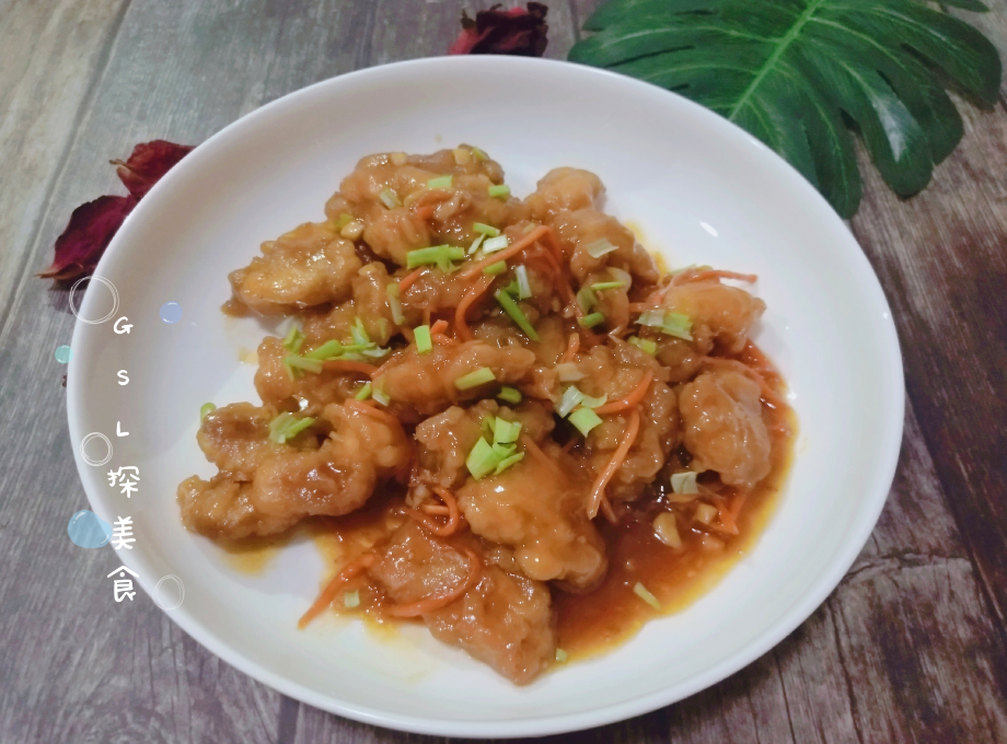 原来这才是锅包肉最简单的做法,口感酸甜,外酥里嫩,太