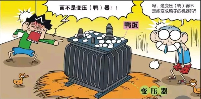 爆笑漫画:呆头为了孵出鸭子,竟把变压器当成变"鸭"器!