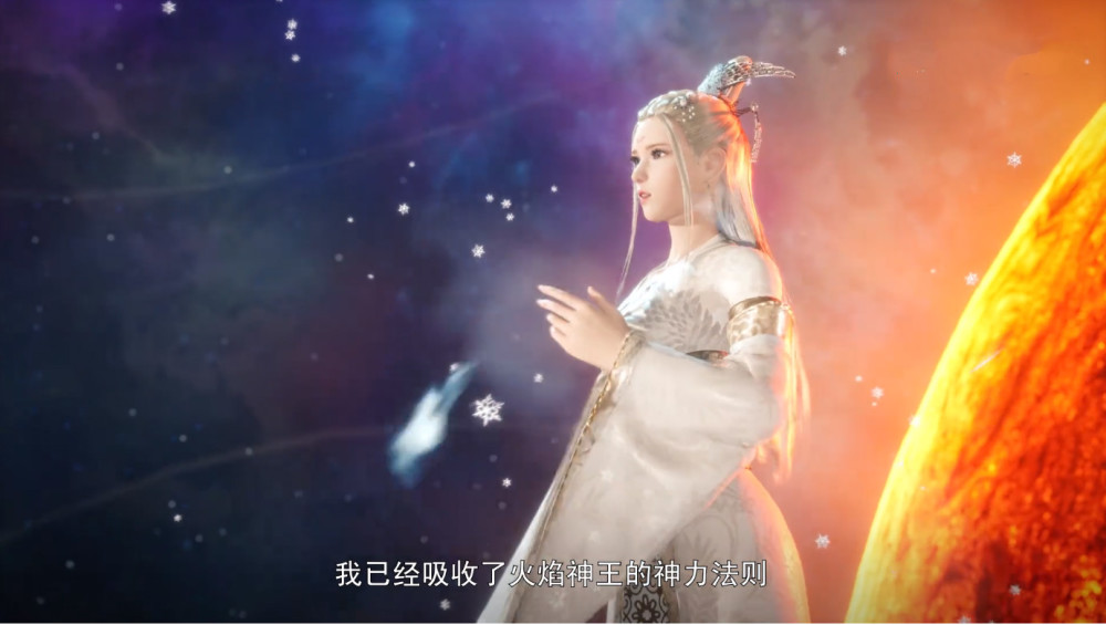 万界神主:永恒神甲大战极寒世界,疯女安雪引爆恒星,叶