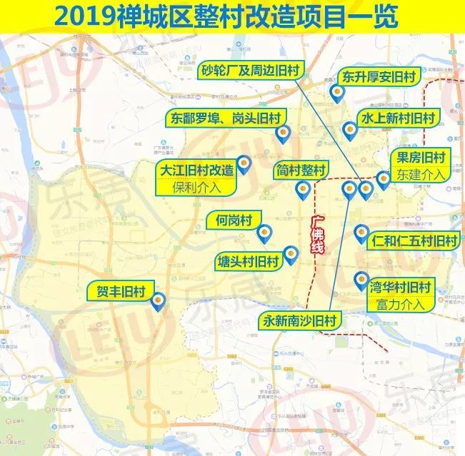 佛山11宗旧改有进展!涉石肯,罗村,大沥
