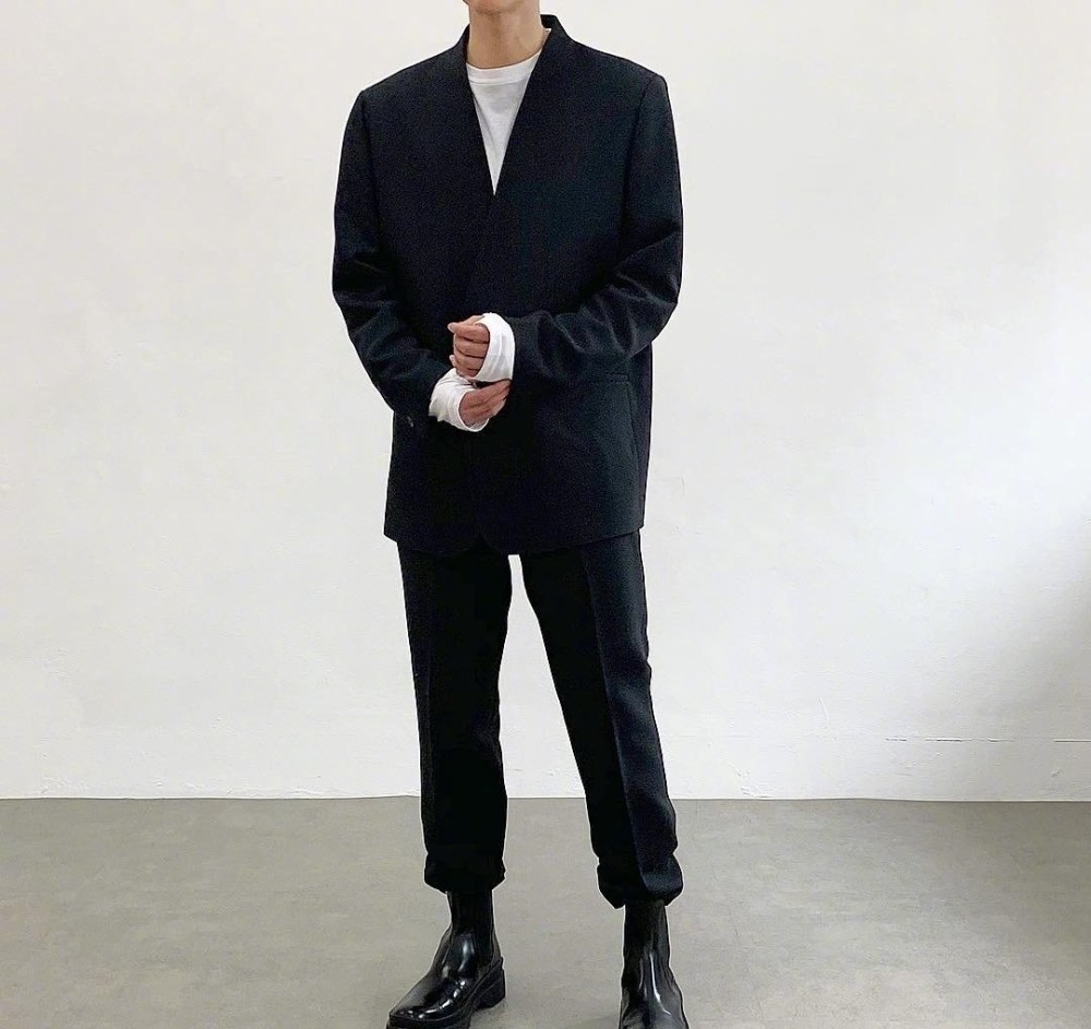 穿搭男生也可以用西装裤穿出休闲感