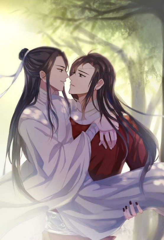 《天官赐福》精品漫画:花城掀起红盖头对着新娘深吻