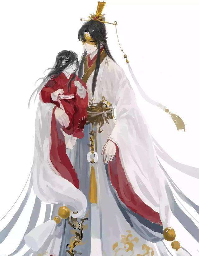 《天官赐福》精品漫画:q版的花城和谢怜,变成别人的