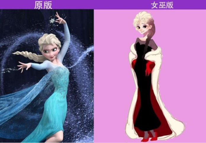 美人鱼爱丽儿公主在海女巫的帮助下有了两条人类的双腿,但不能说话的