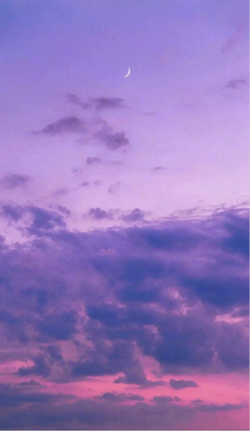 紫色·治愈系壁纸:超温柔的一个颜色