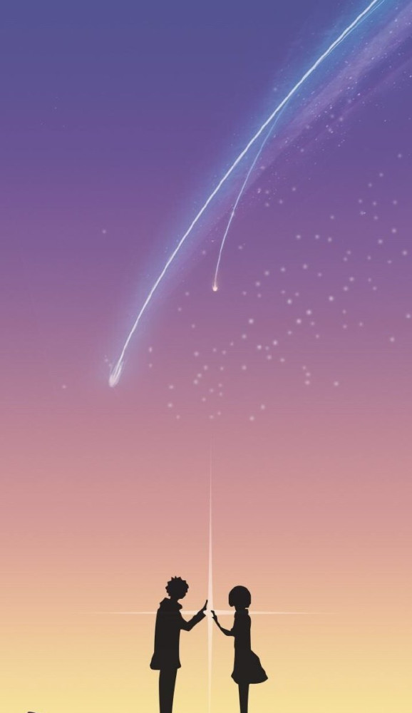 动漫图片,你的名字星空