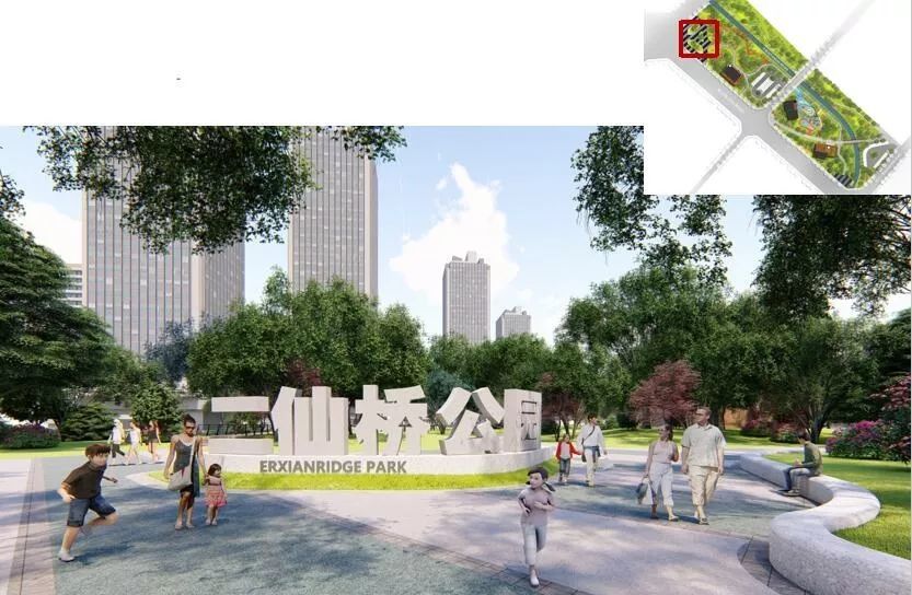 你们期待的二仙桥公园二期长这样