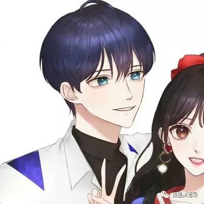 冷酷霸气的动漫情头 高清高冷cp动漫情头一对两张