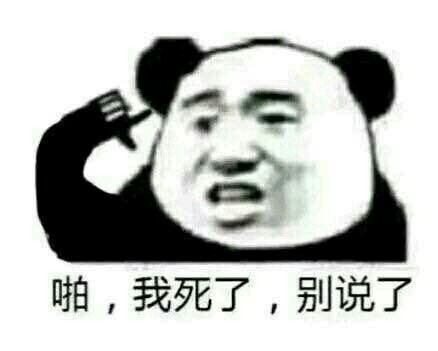 早上好啊小婊贝们,熊猫头表情包