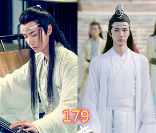 陈情男孩身高魏无羡183蓝忘机179而他全剧最高